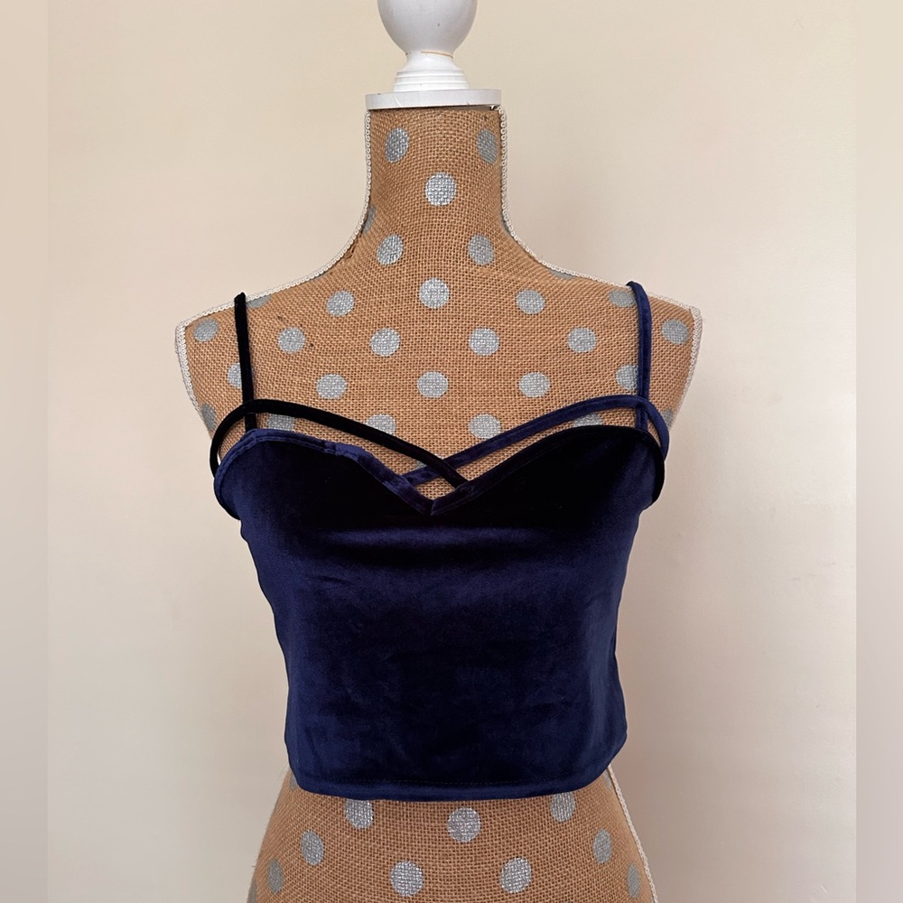 Boohoo Strappy Crop Top